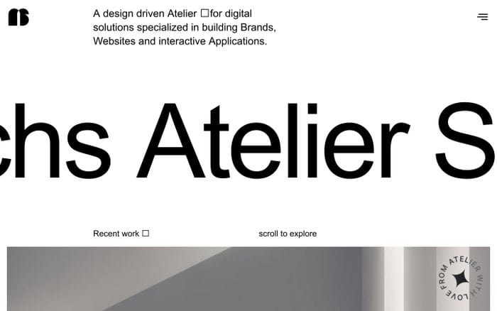 Atelier Sēchs website preview