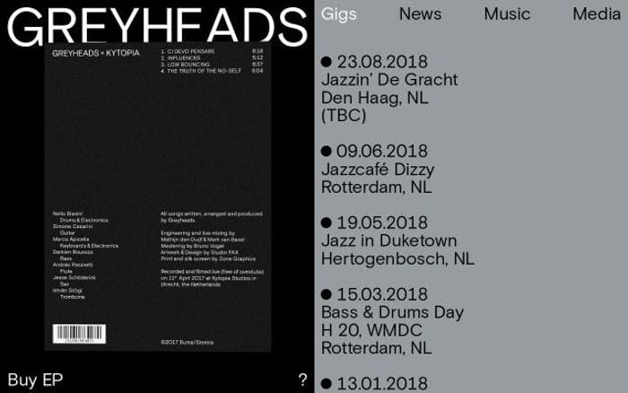 Greyheads website preview