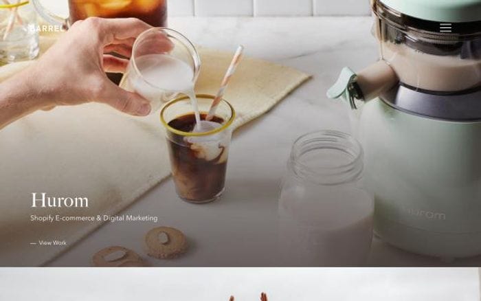 Barrelny website preview