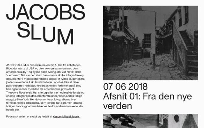 Jacobsslum website preview