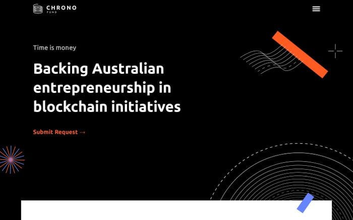 Chrono Fund website preview