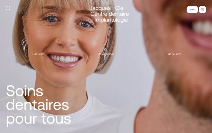 Jacques Cie website preview