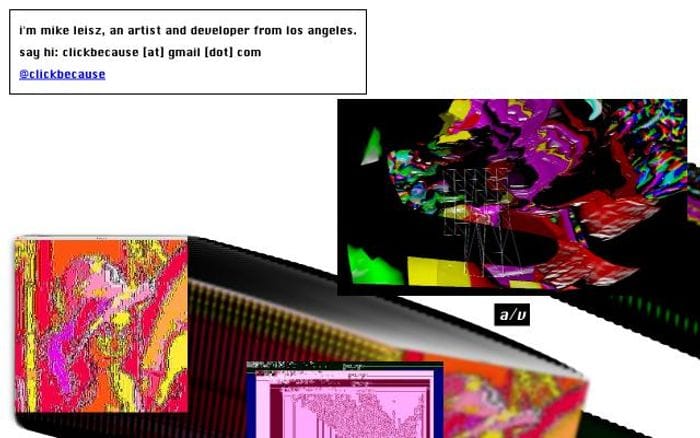 Clickbecause website preview