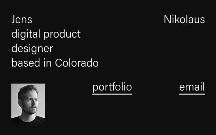 Jensnikolaus website preview