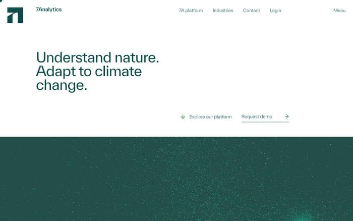 7Analytics website preview