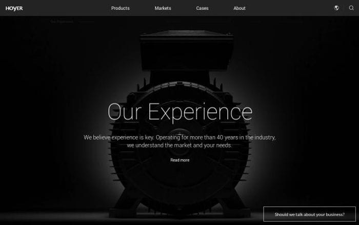 Hoyermotors website preview
