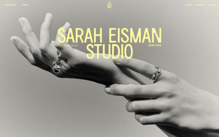 Sarah Eisman Studio website preview