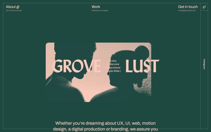 Grove lust website preview