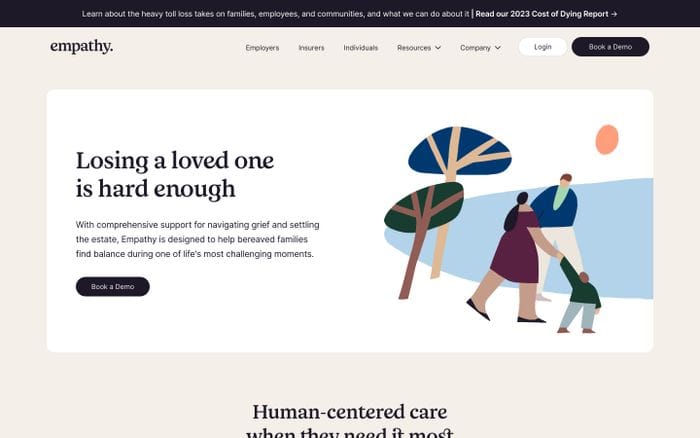Empathy website preview