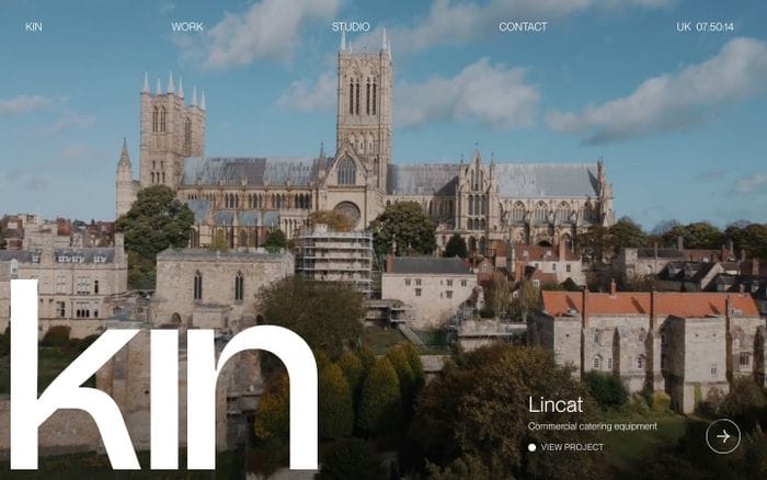 Kin website preview