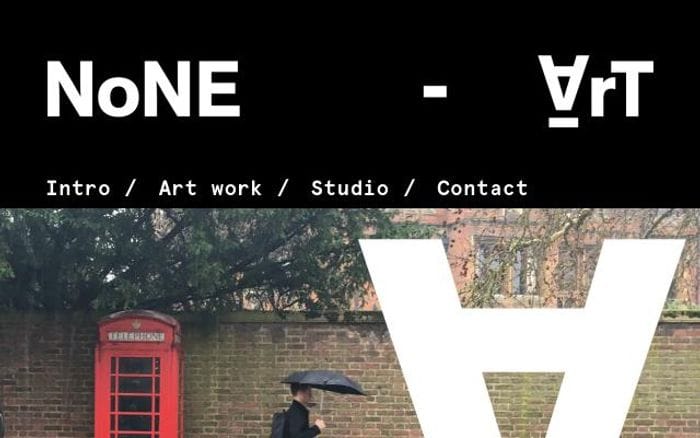 None-art website preview