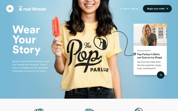 Real Thread website preview