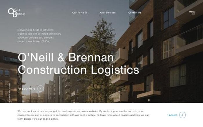 Constructionlogistics website preview