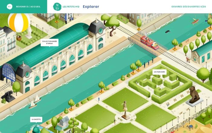 Explorer | Les petits MO website preview