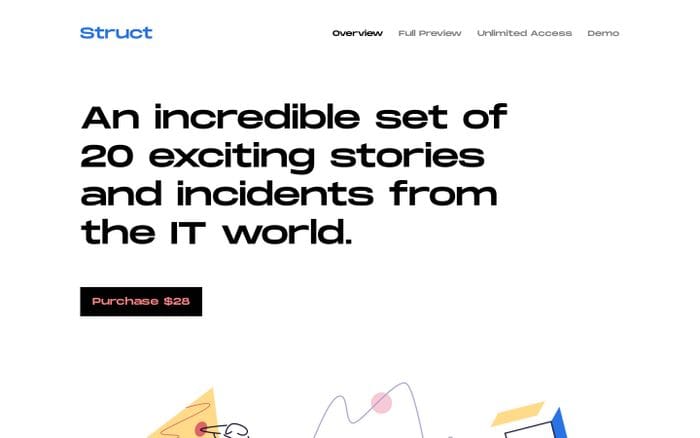 Struct website preview