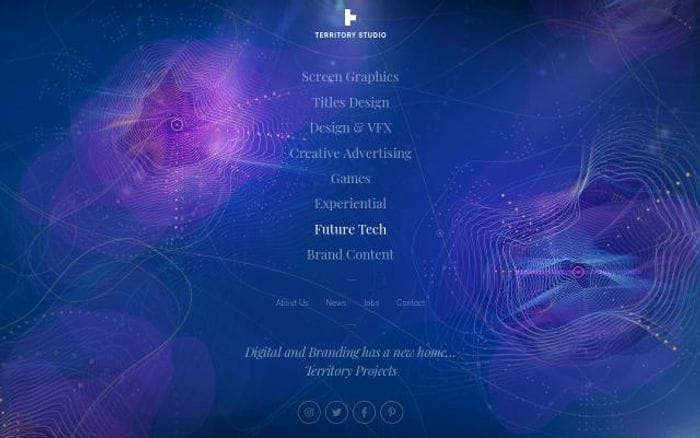 Territorystudio website preview