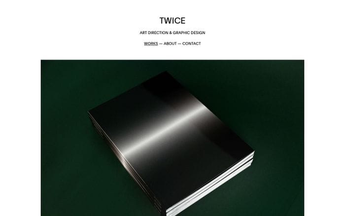 TWICE - Art Direction & Graphic Design website preview