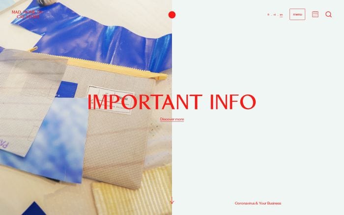  MAD Brussels website preview