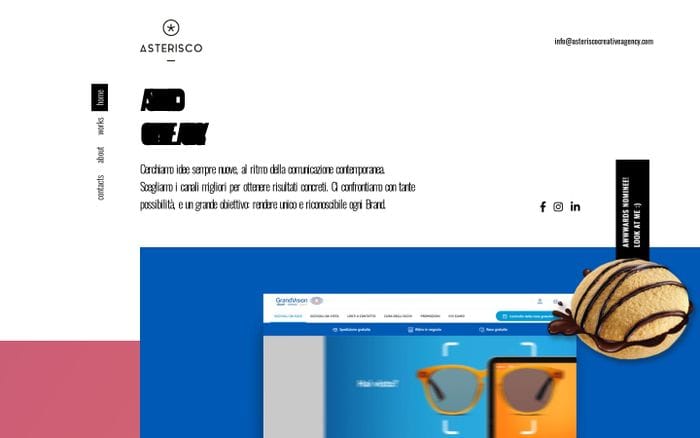 Asterisco Creative Agency website preview
