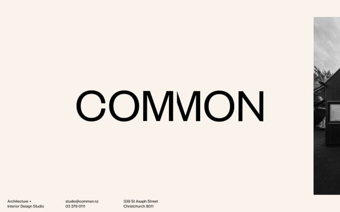 Common Architecture website preview