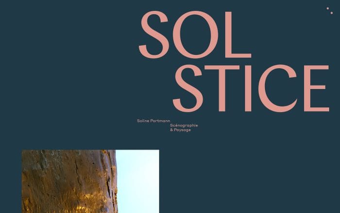 Solstice website preview