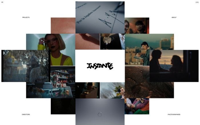 Instante website preview