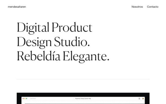 Mendesaltaren website preview