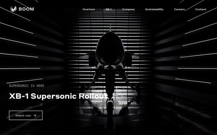 Boom website preview