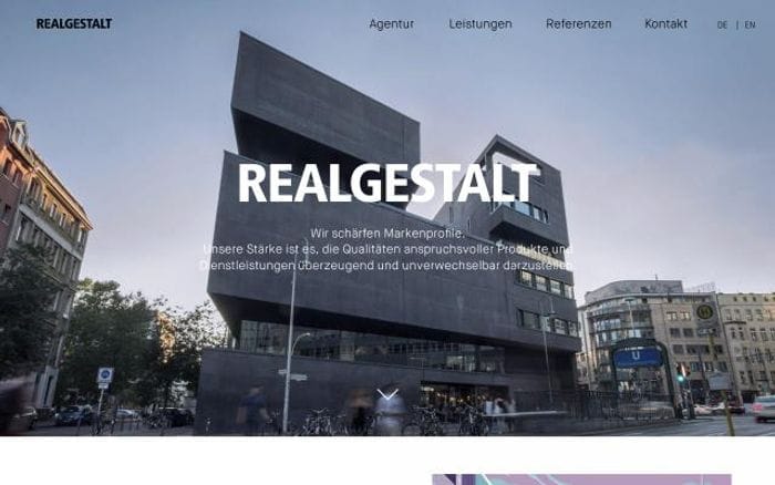 Realgestalt website preview
