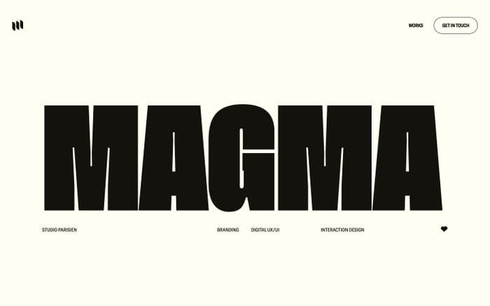 Magma website preview