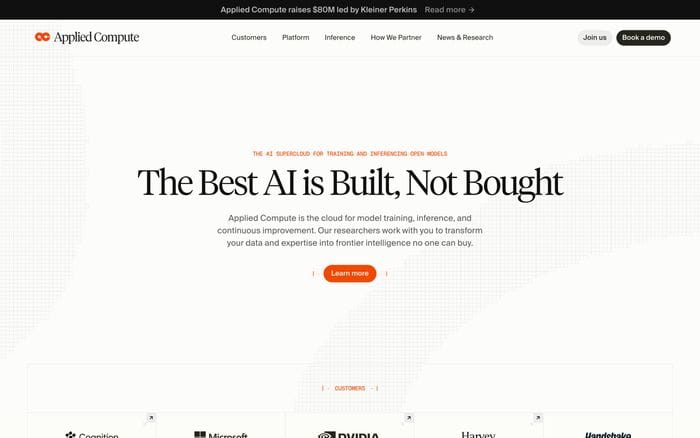 Applied Compute website preview
