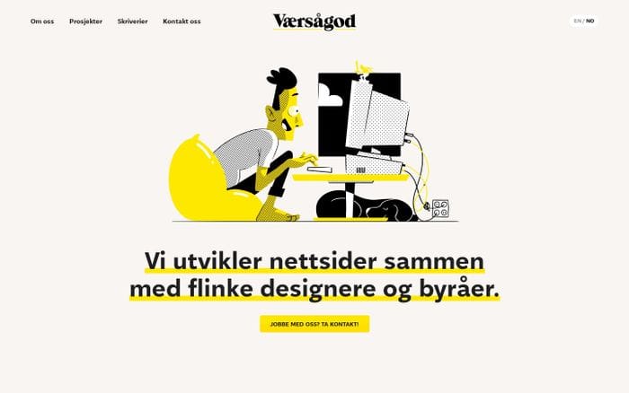 Værsågod website preview