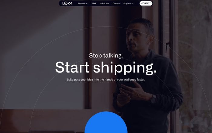 Loka website preview