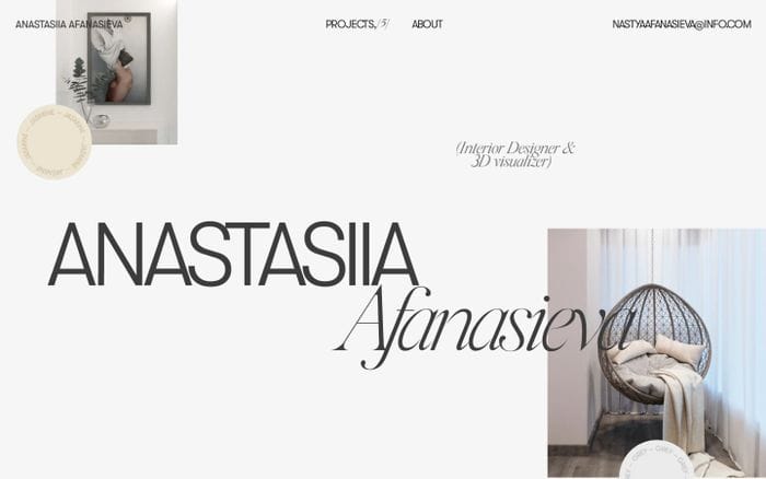 Anastasiia Afanasieva website preview