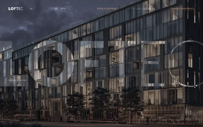 Loftec website preview