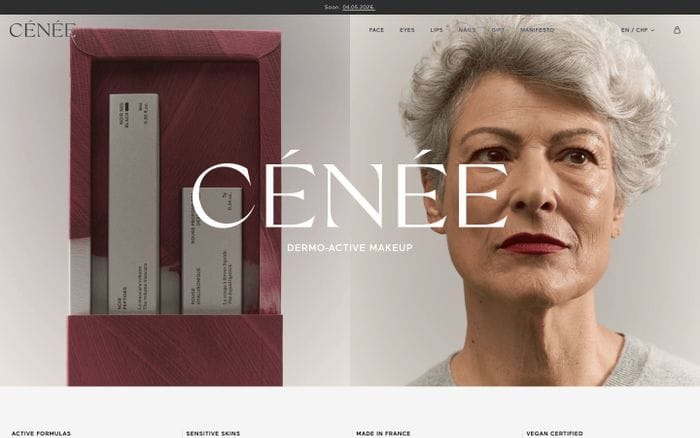 Cenee Paris website preview