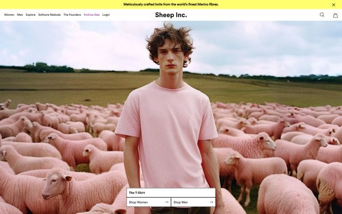 Sheep Inc. website preview