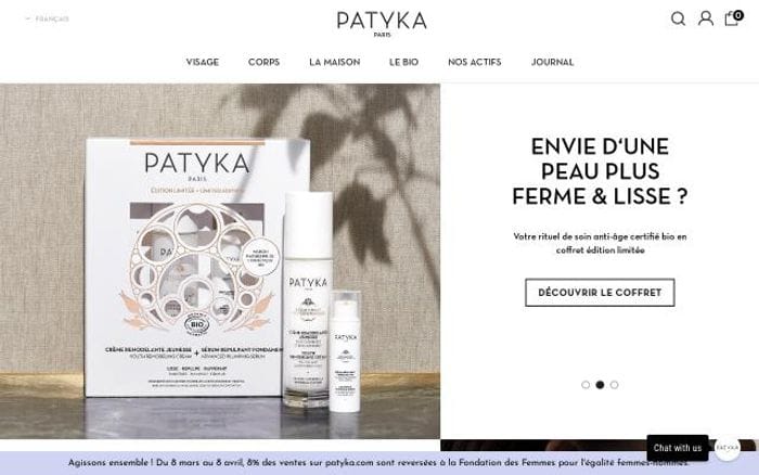 Patyka website preview
