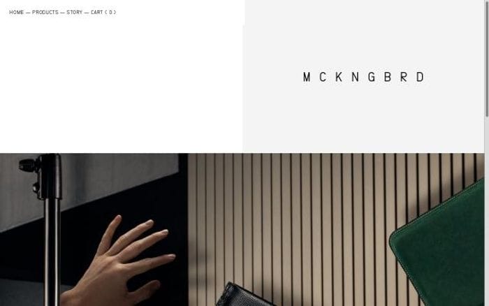 Bymckngbrd website preview