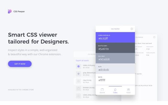 Csspeeper website preview