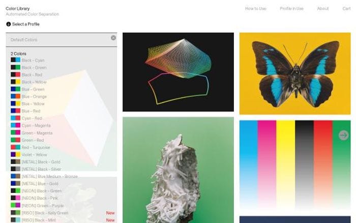 Colorlibrary website preview