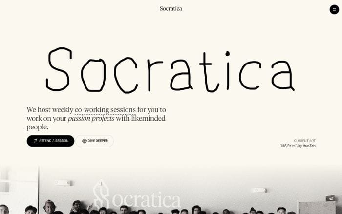 Socratica website preview
