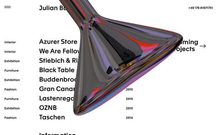 Julianbuehler website preview