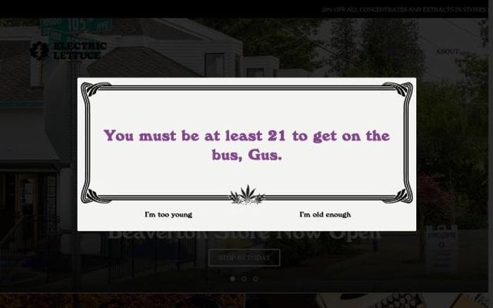 Electriclettuce website preview