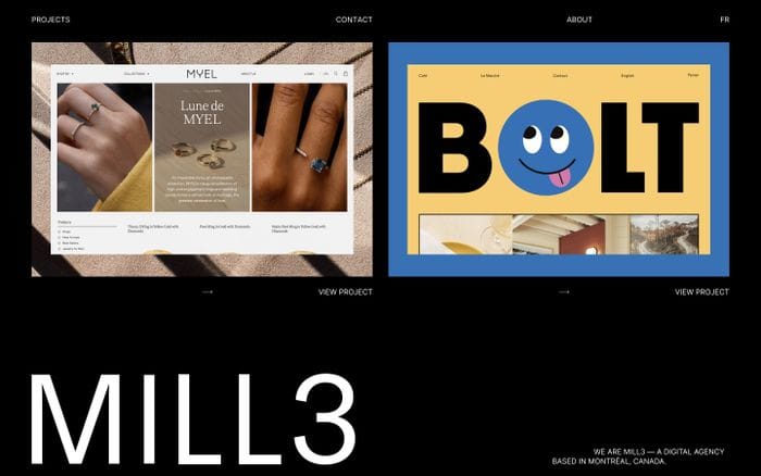 Mill3 website preview
