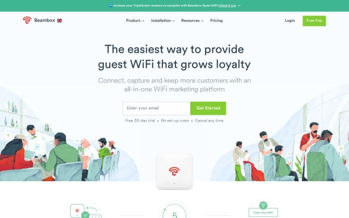 Beambox website preview