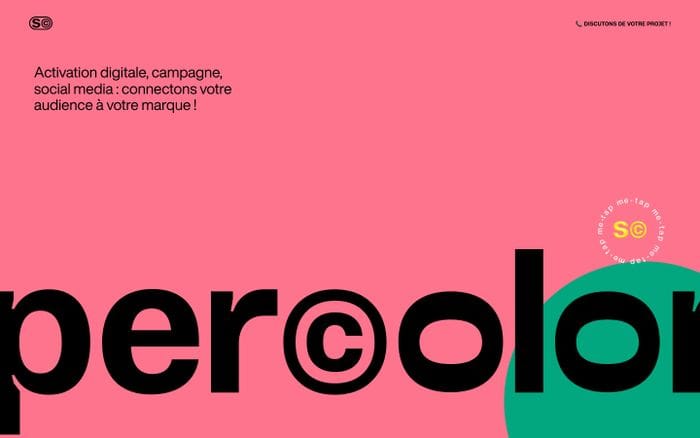 Supercolor website preview