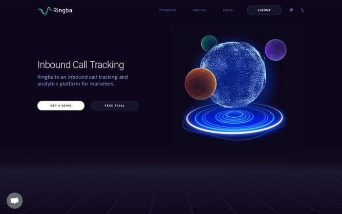 Ringba website preview