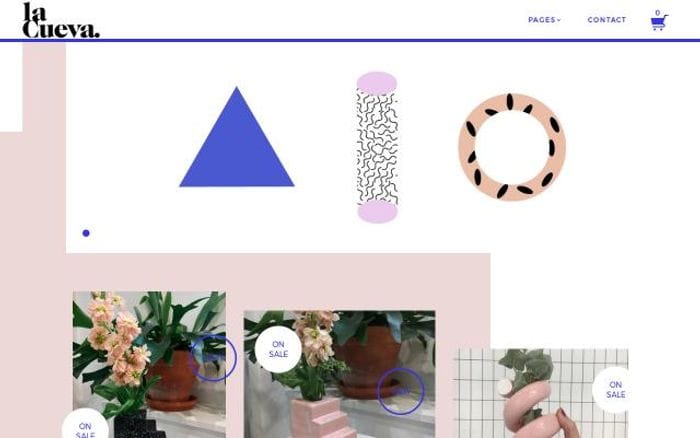 Lacuevastudio website preview