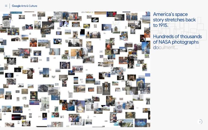 NASA's Visual Universe website preview